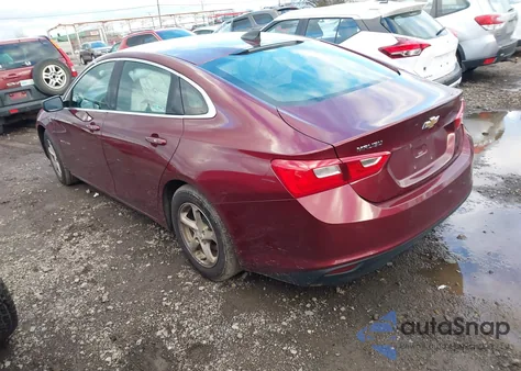 2016 Chevrolet Malibu Ls из США, поврежденный, VIN 1G1ZB5ST9GF326627